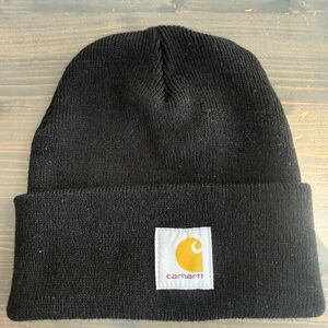 Black Carhartt Knit Cuffed Beanie